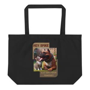 Large organic tote bag