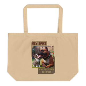 Large organic tote bag