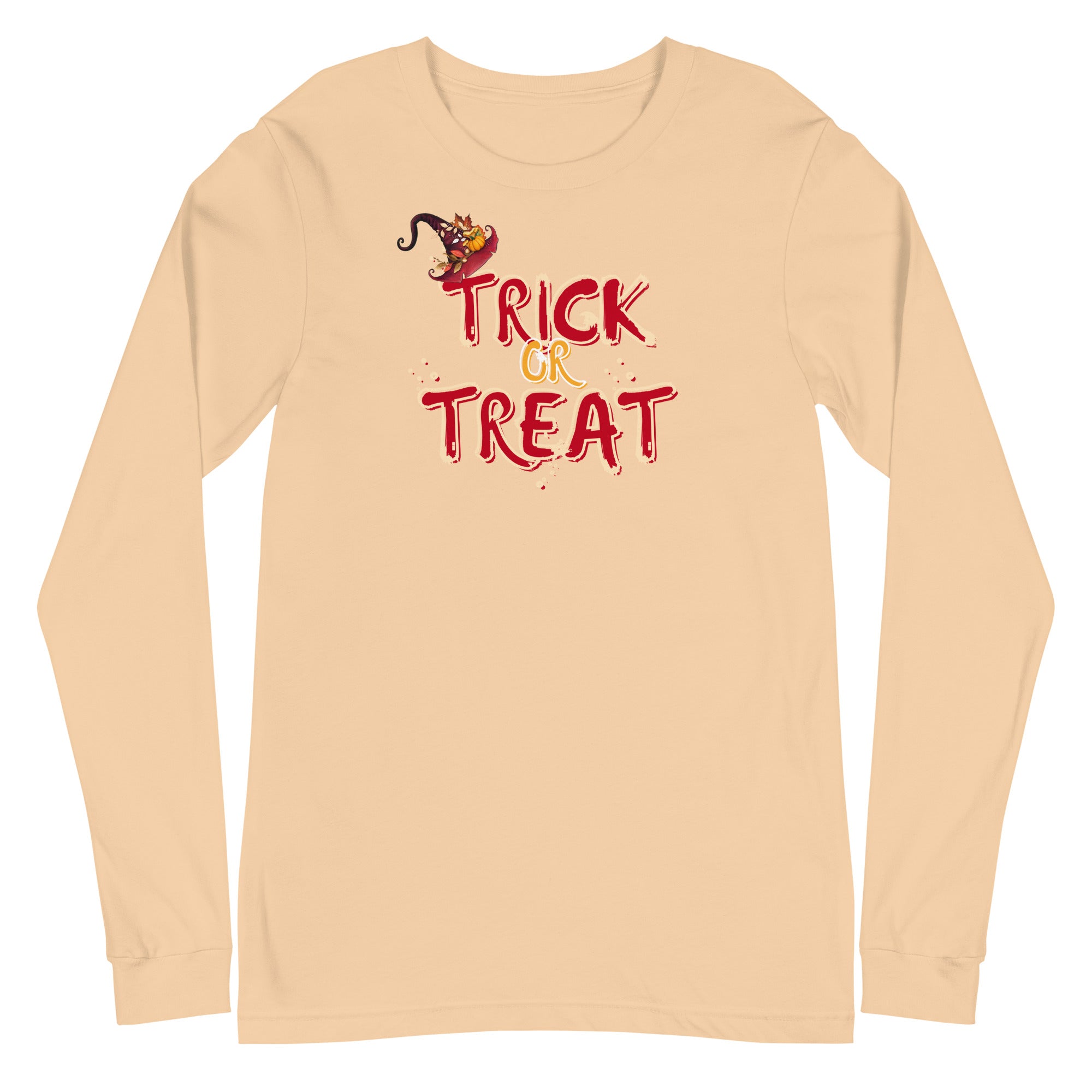 "Trick or Treat " - Spooky Halloween Unisex long sleeve T shirt