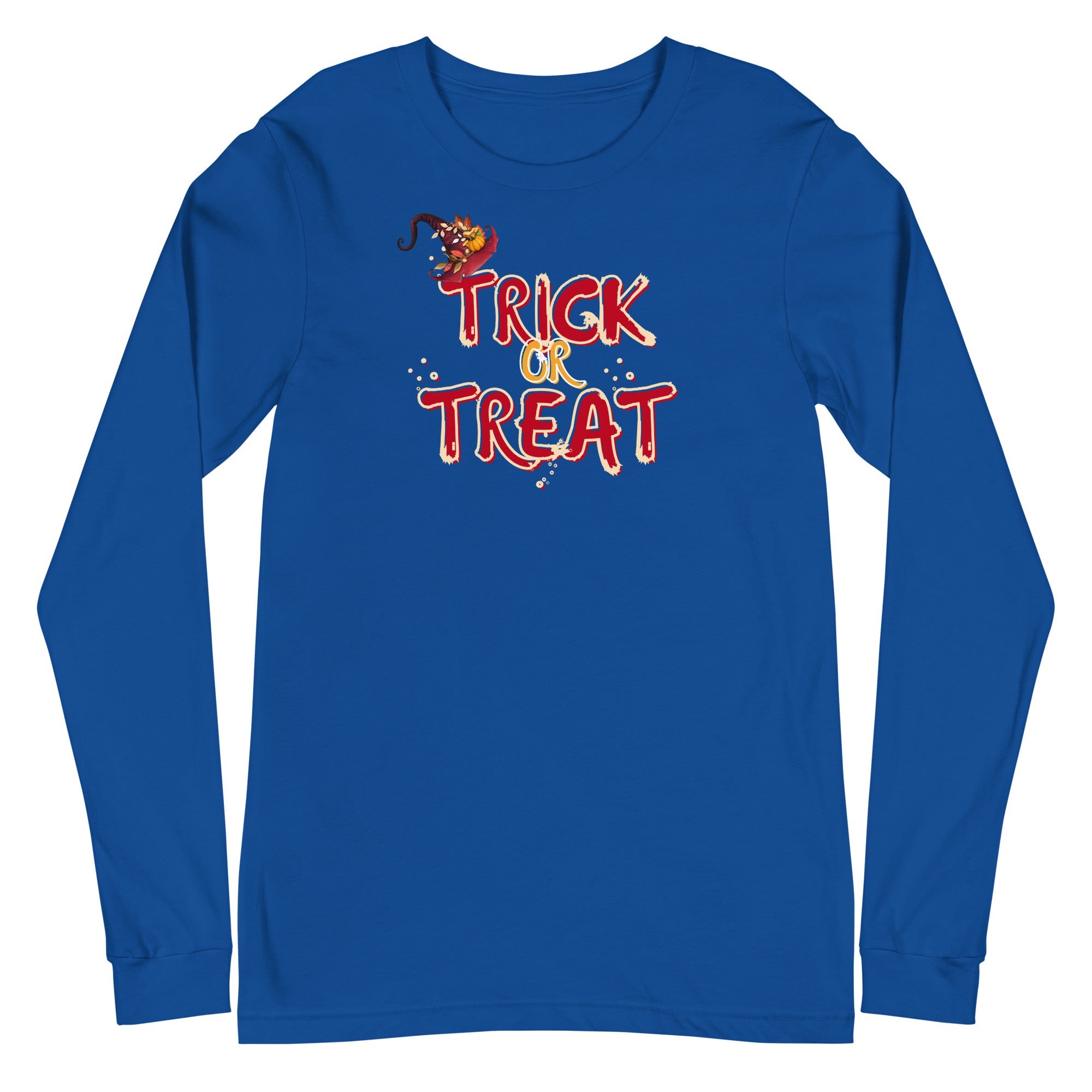 "Trick or Treat " - Spooky Halloween Unisex long sleeve T shirt