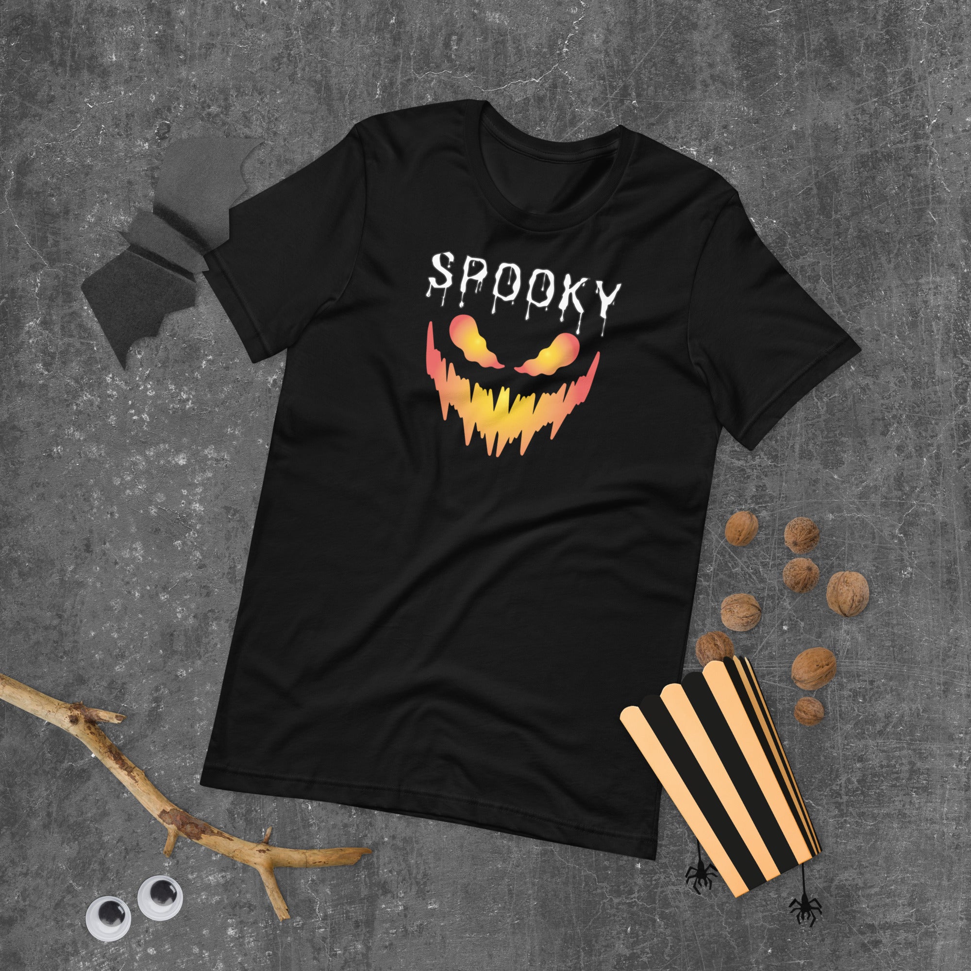 "Spooky pumpkin smile" Unisex t-shirt