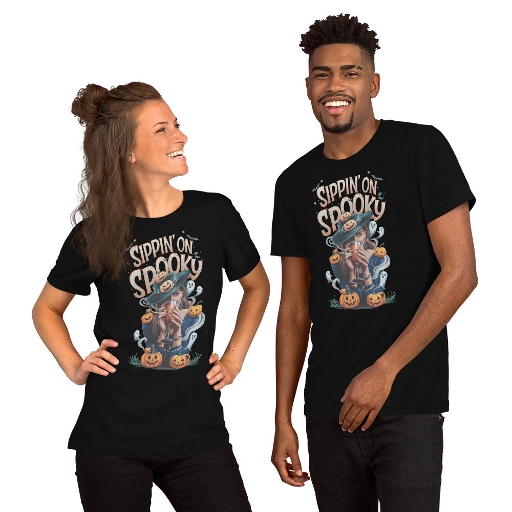 "Sippin on Spooky" Unisex t-shirt